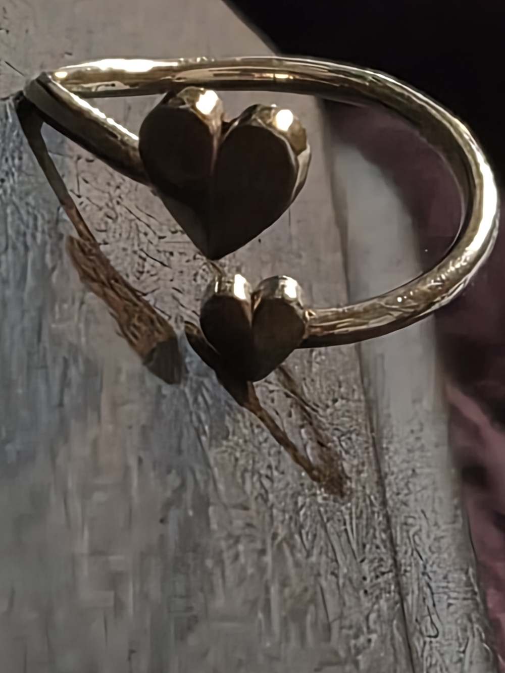 ALEX and ANI Romance Heart Wrap Ring
